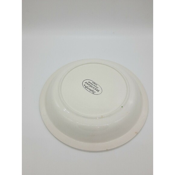 Ironstone 10” floral serving pie plate Stylecraft Vintage Korea - Picture 3 of 5